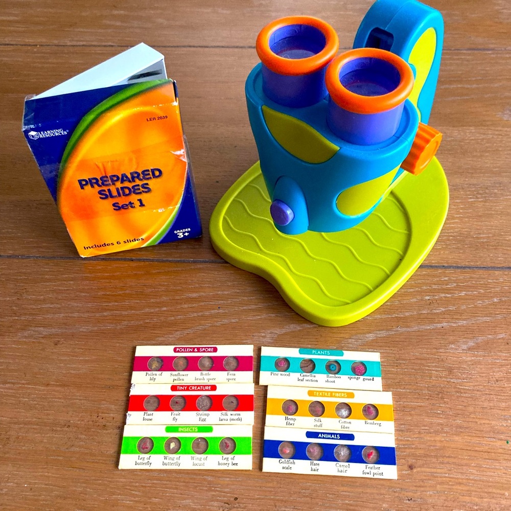 Learning Resources Microscope with 6 Slides